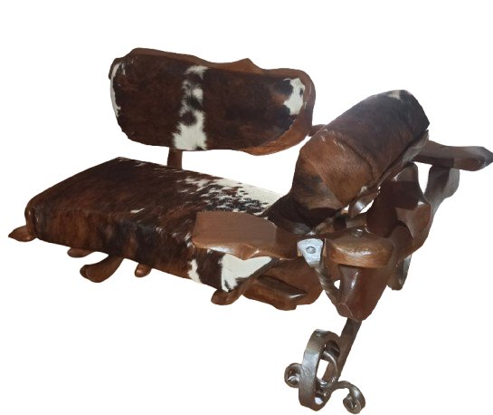 Banquette — mobilier de Georges Charpentier, dit Gino, sculpteur