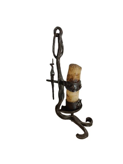 Bougeoir — luminaire de Georges Charpentier, dit Gino, sculpteur