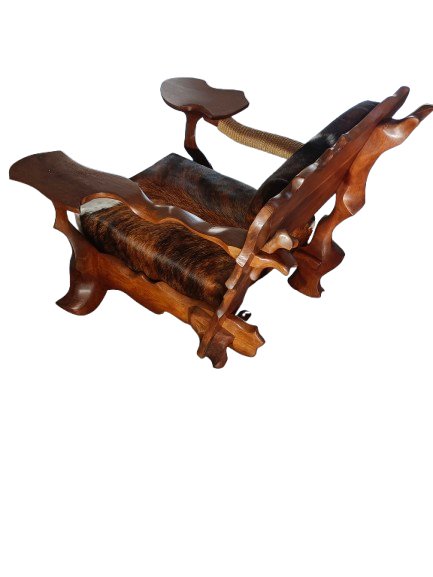 Fauteuil, profil — mobilier de Georges Charpentier, dit Gino, sculpteur