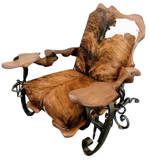 Fauteuil sculpté — mobilier de Georges Charpentier, dit Gino, sculpteur