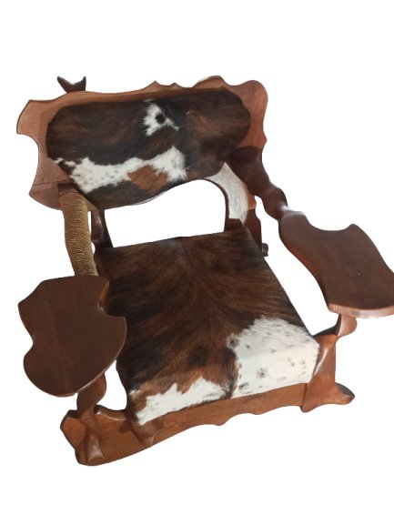 Fauteuil, vue de face — mobilier de Georges Charpentier, dit Gino, sculpteur