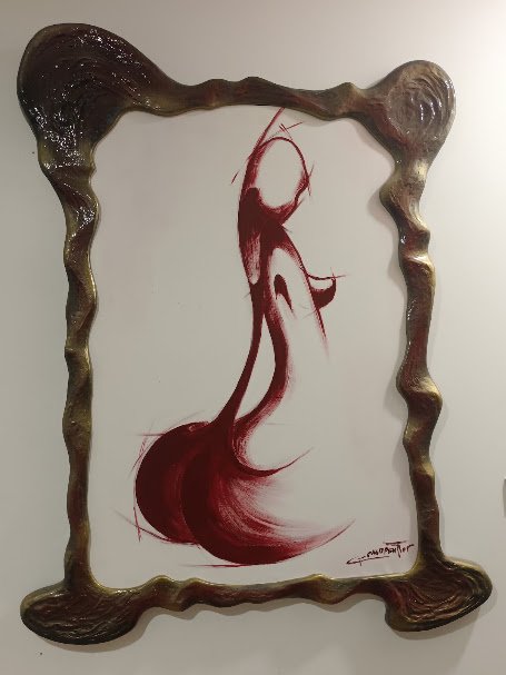 Peinture I — peinture de Georges Charpentier, dit Gino, sculpteur