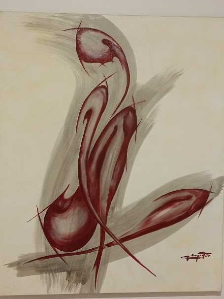 Peinture II — peinture de Georges Charpentier, dit Gino, sculpteur