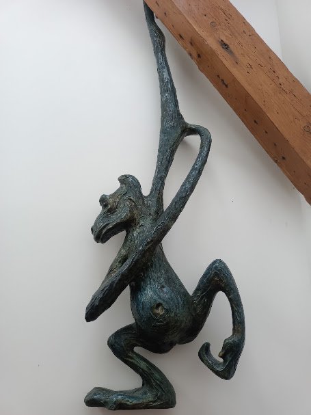 Singe, grand format — sculpture de Georges Charpentier, dit Gino, sculpteur