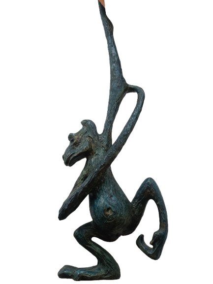Singe — sculpture de Georges Charpentier, dit Gino, sculpteur